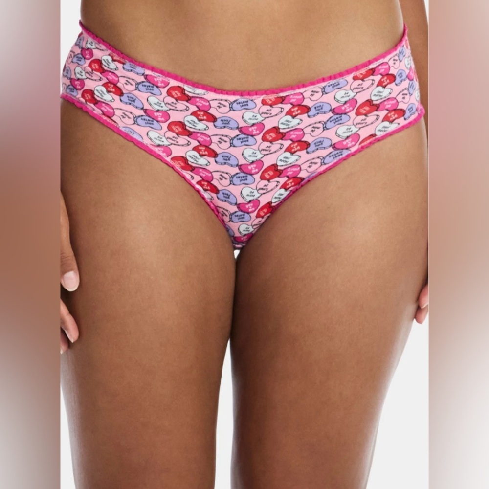 Valentine's Day Jersey Hipster Panties 7-Pack. Women size XL (16-18) New in Box. - Picture 2 of 16